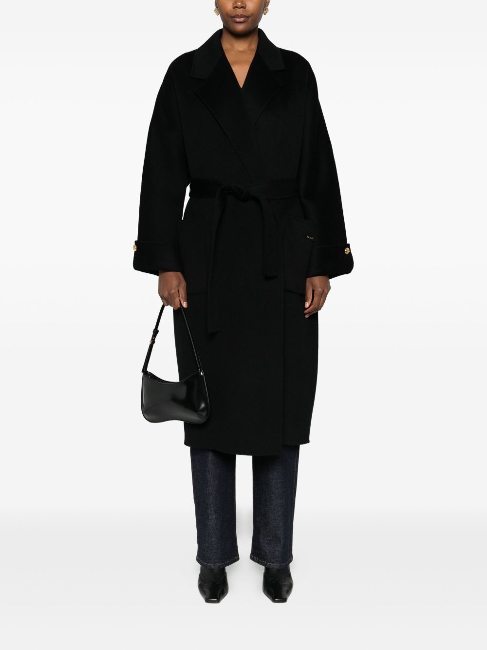 Elisabetta Franchi Coats - Blacks and greys | 9d871f187af084726dbf5441da8214e6c68f3b90