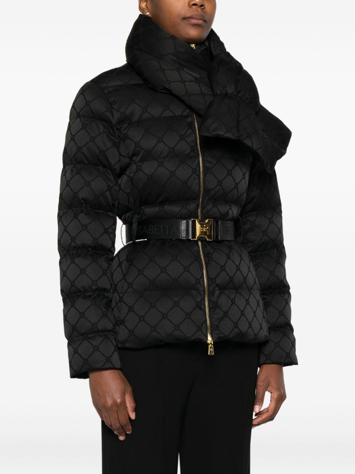 Elisabetta Franchi Coats - Blacks and greys | 97dc173dcd30505982eb025ca45d1bd070c6931a