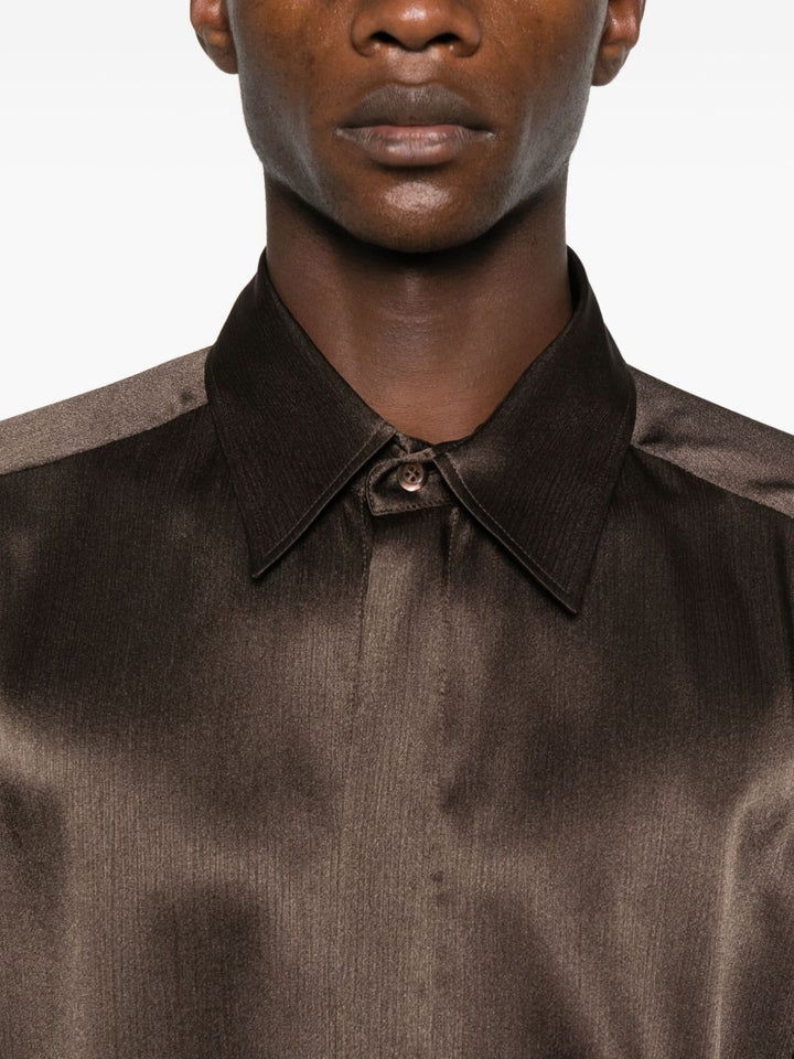 Emporio Armani Shirts - Brown | eb781da139bce2f2dbdbbaab2aa0d234cd969d53