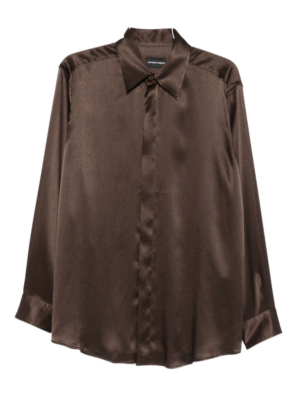 Emporio Armani Shirts - Brown | 7f41933b5f6659c22f39617915e9098620b23ab7