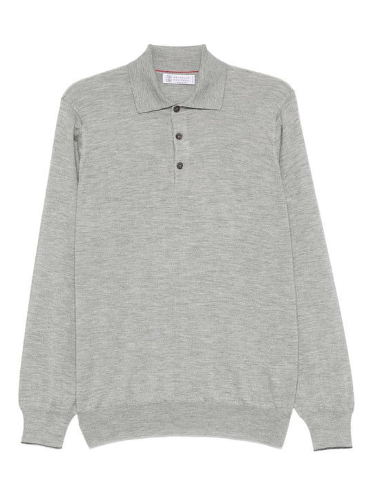 Cashmere Polo Sweater