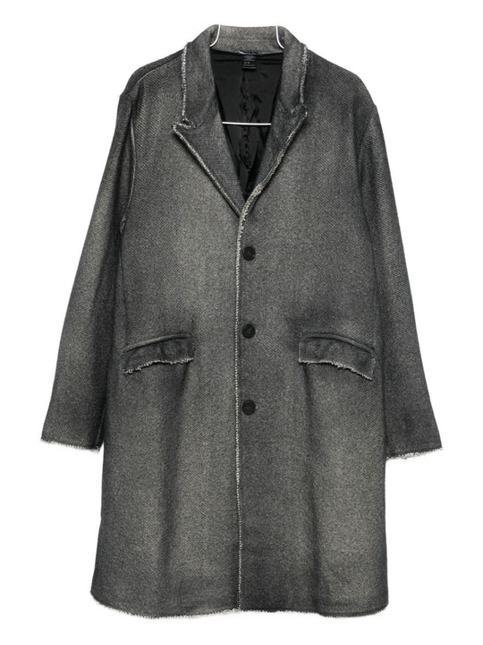 Wool Single-Breasted Coat