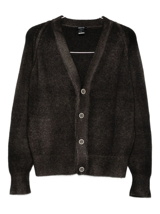 Wool And Cashmere V-Necked Cardigan