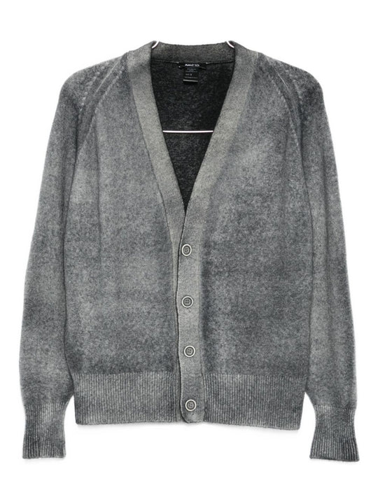 Wool And Cashmere V-Necked Cardigan