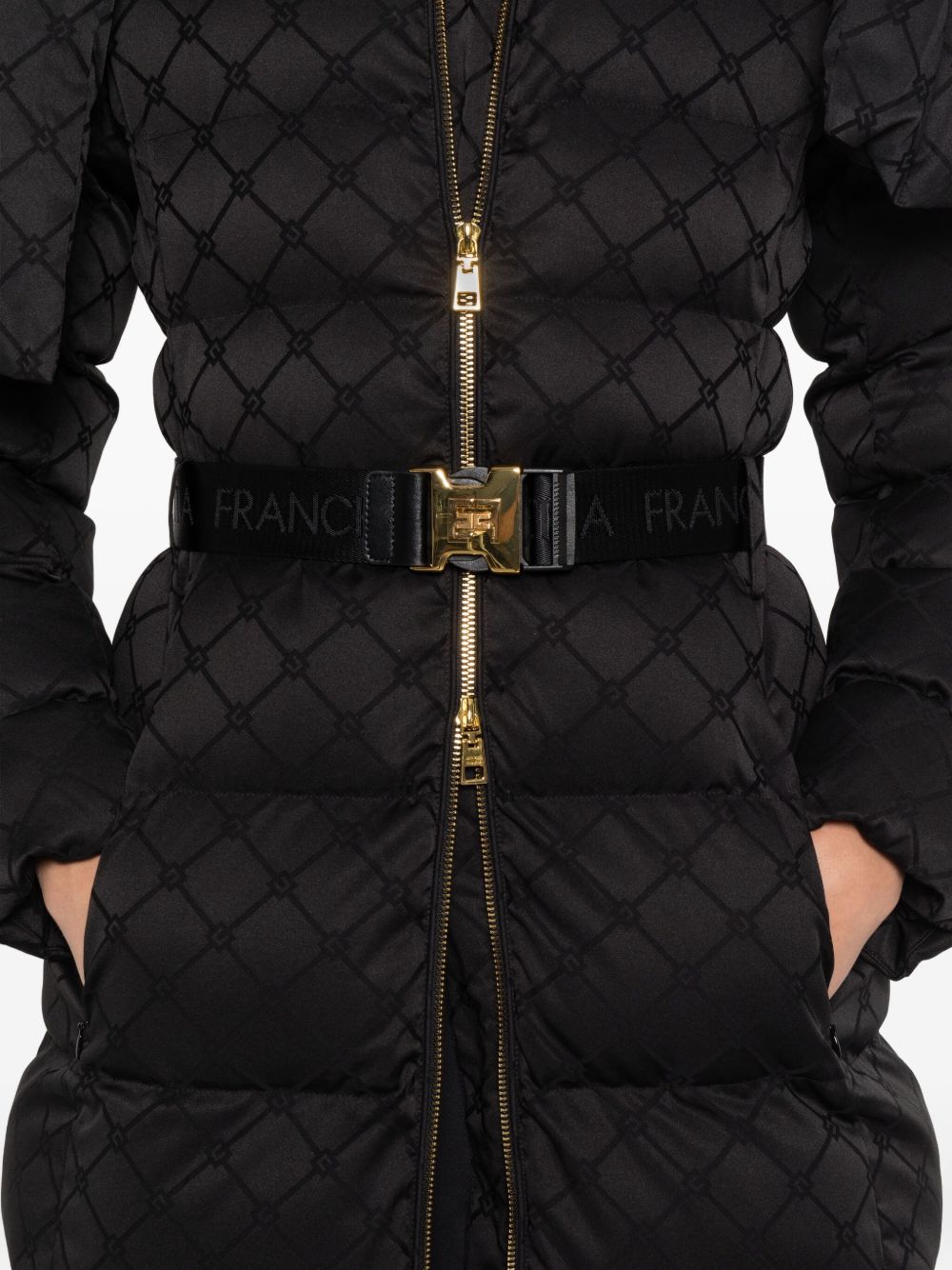 Elisabetta Franchi Coats - Blacks and greys | b4f7b02bfd4fdcdc9763e410340330a900bd47a2