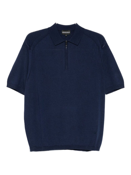 Wool Blend Polo Shirt