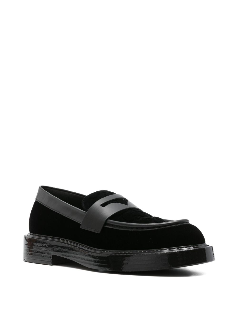 Emporio Armani Flat shoes - Blacks and greys | 8e5e7d6ad472dfe8526a6d6b17d50c27a74b9755
