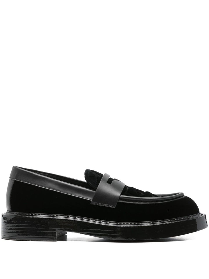 Emporio Armani Flat shoes - Blacks and greys | d32b3f67bb32ab0e1bbabfa4ba0b013c4e456645