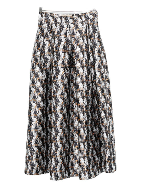 Printed Long Skirt