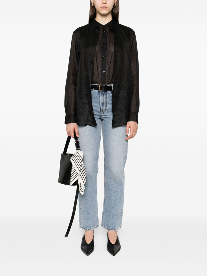 Toteme Pre Jeans - Blue and green | f7d268ddc4a2f40b8928ff3ffd53acd69632df14