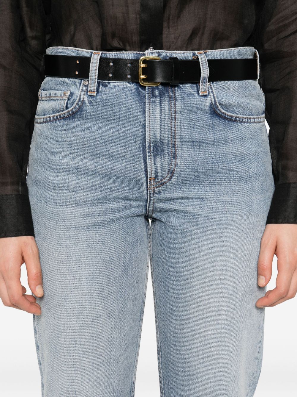 Toteme Pre Jeans - Blue and green | c91de3e2d065be1ce4b2b5f37dc982a29fd5941d