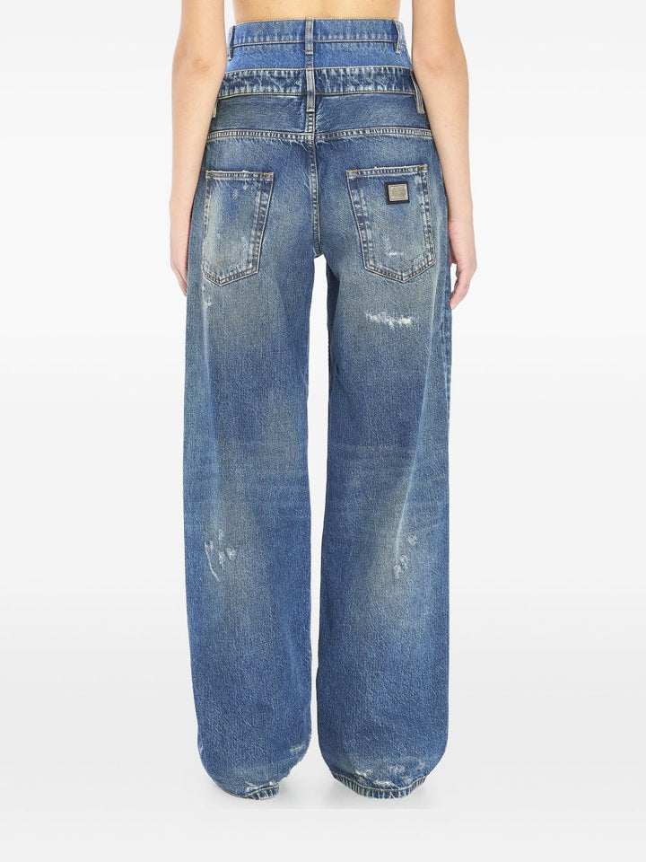 Dolce & Gabbana Jeans - Blue and green | 0343b5adb0d98700f4c9e1710166af893b4fb477