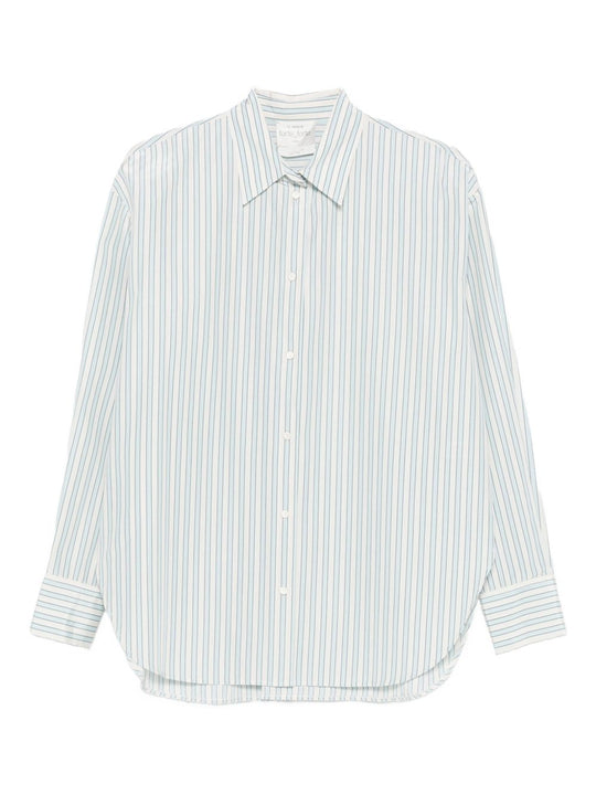 Striped Cotton Blend Shirt