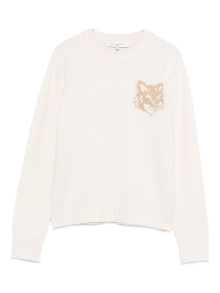 Maison Kitsune' Sweaters - Light and natural | 72d5d240f4d8f1c1bf7c4cdd5d69f445e5ccaa99