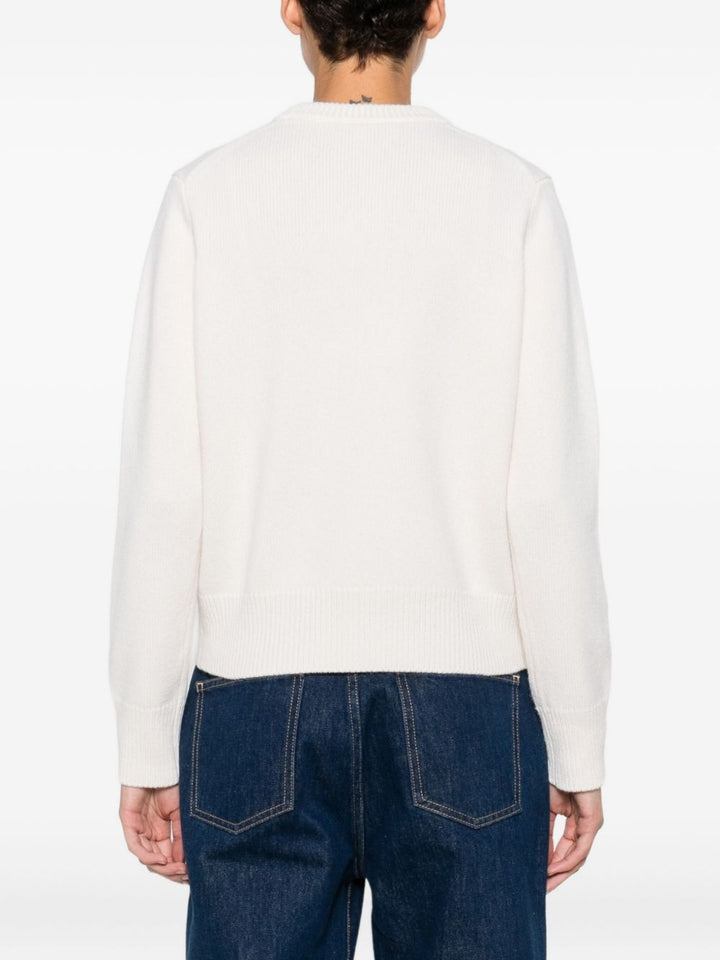 Maison Kitsune' Sweaters - Light and natural | 65c2f9b680b54ff3bab00ad0c59fff5e15cd42ac