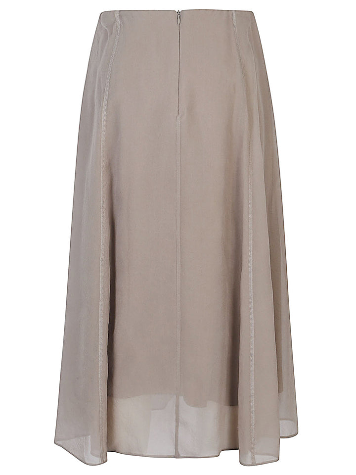 Brunello Cucinelli Skirts - Brown | 0722cbddea919b3a00987b174ab8871e6953d9e5