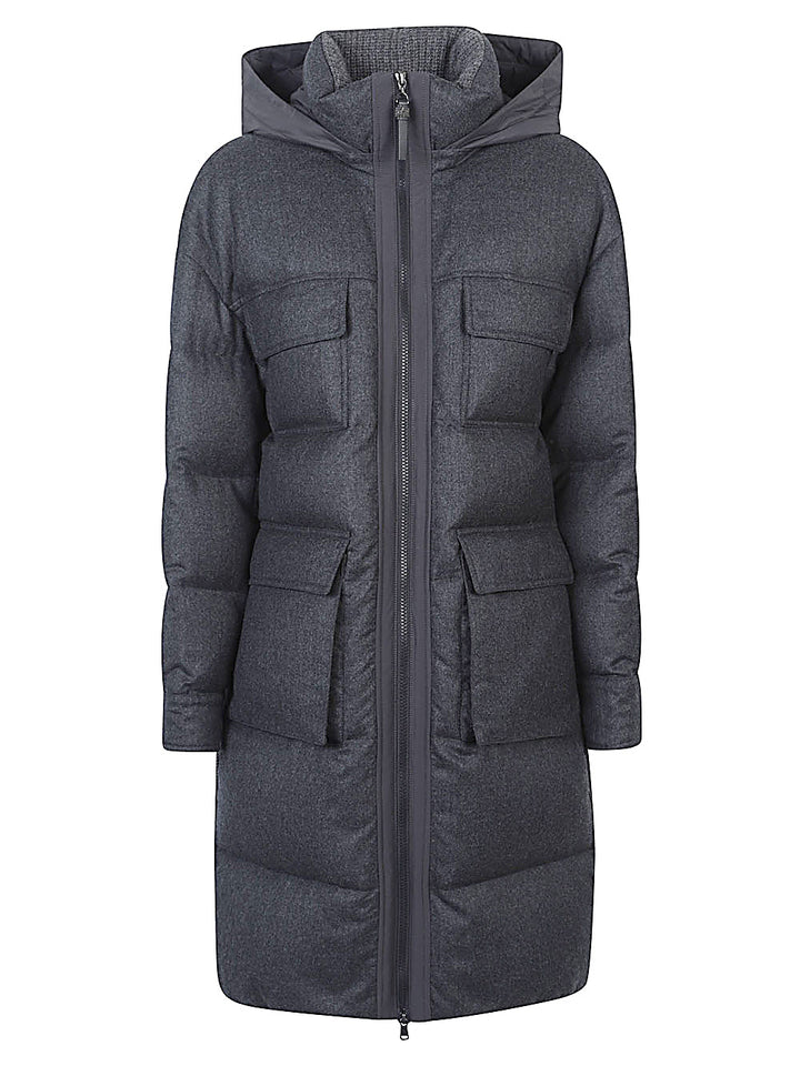 Brunello Cucinelli Coats - Blacks and greys | baeb8d4043d249a6b771babbc2ccbf3a00b8f912