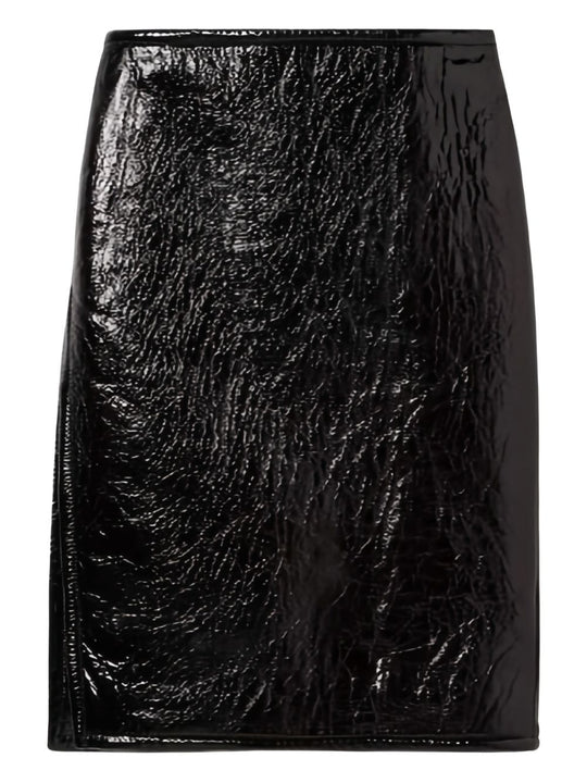 Leather Midi Skirt