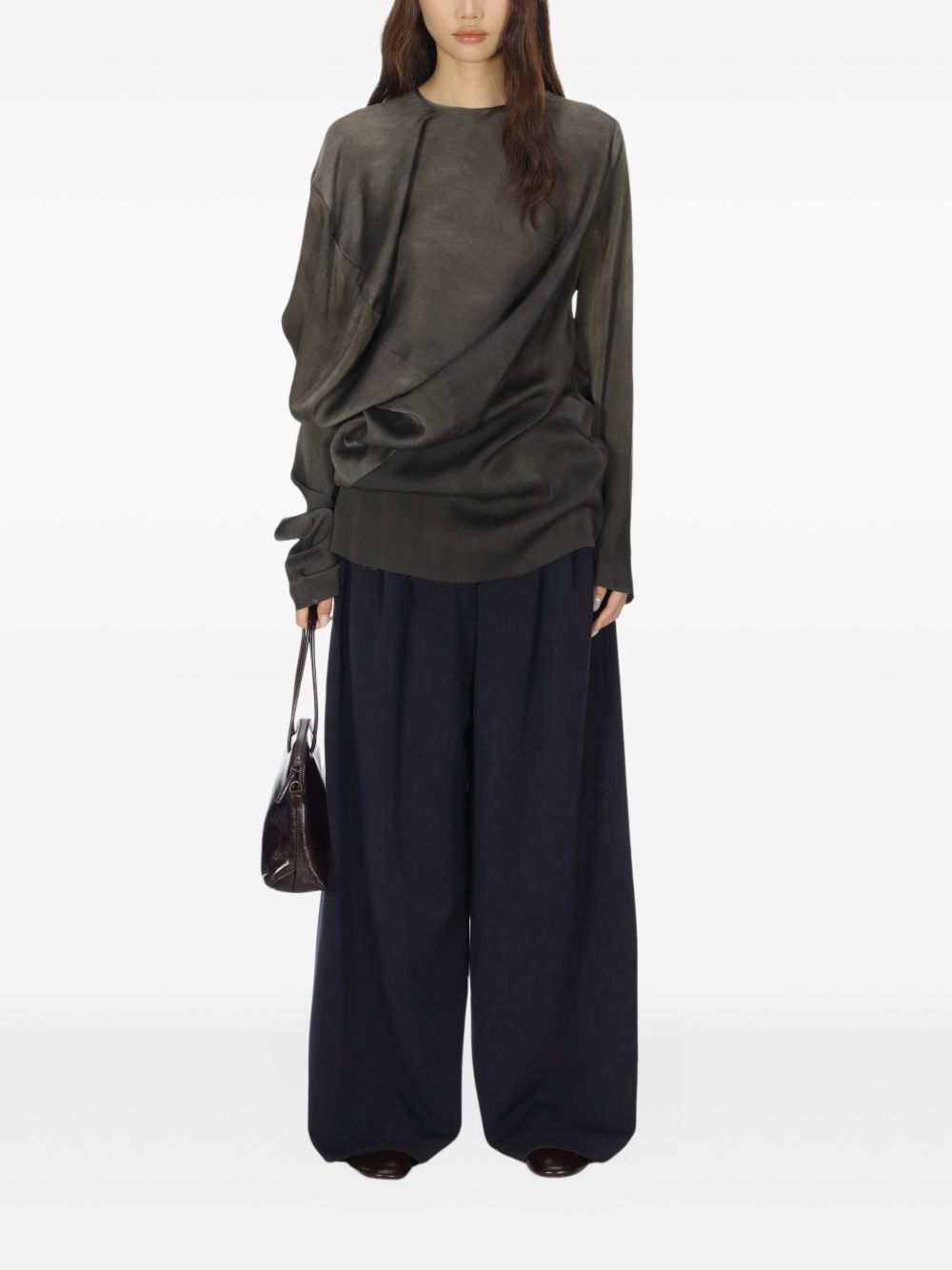 Uma Wang Top - Blacks and greys | 4406d461e0b042b01c048f81fcacaa9cf87baec5