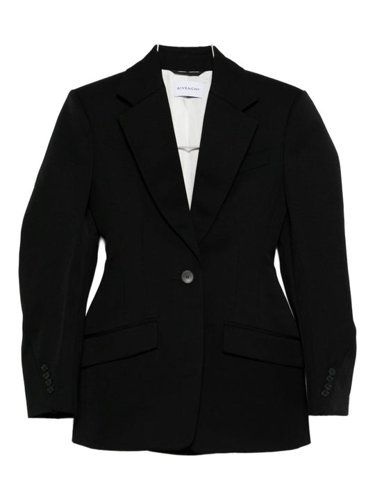 Wool Single-Breasted Jacket