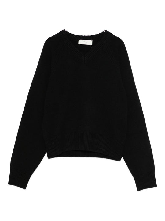 Wool V-Necked Sweater