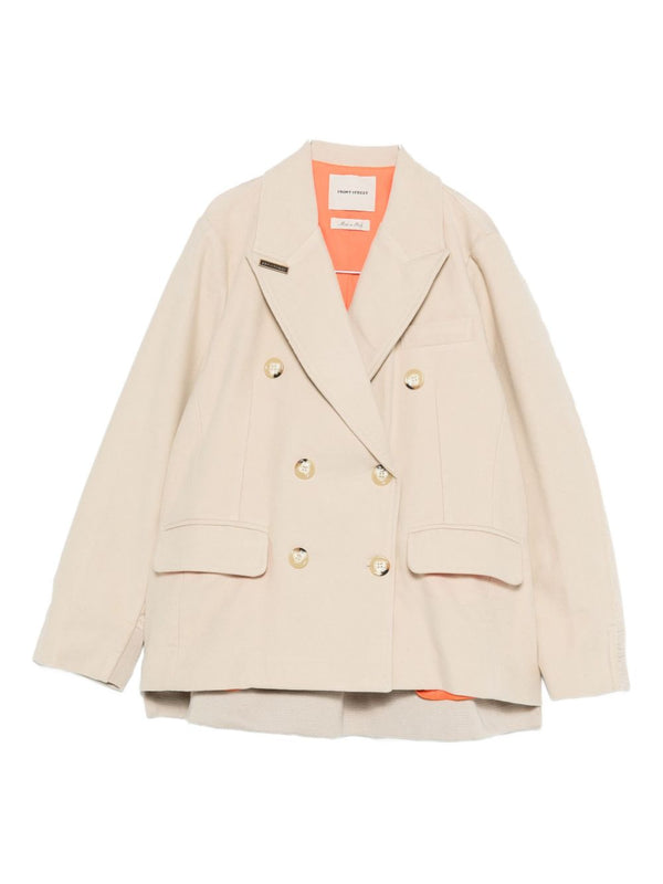 Veste croisée en coton