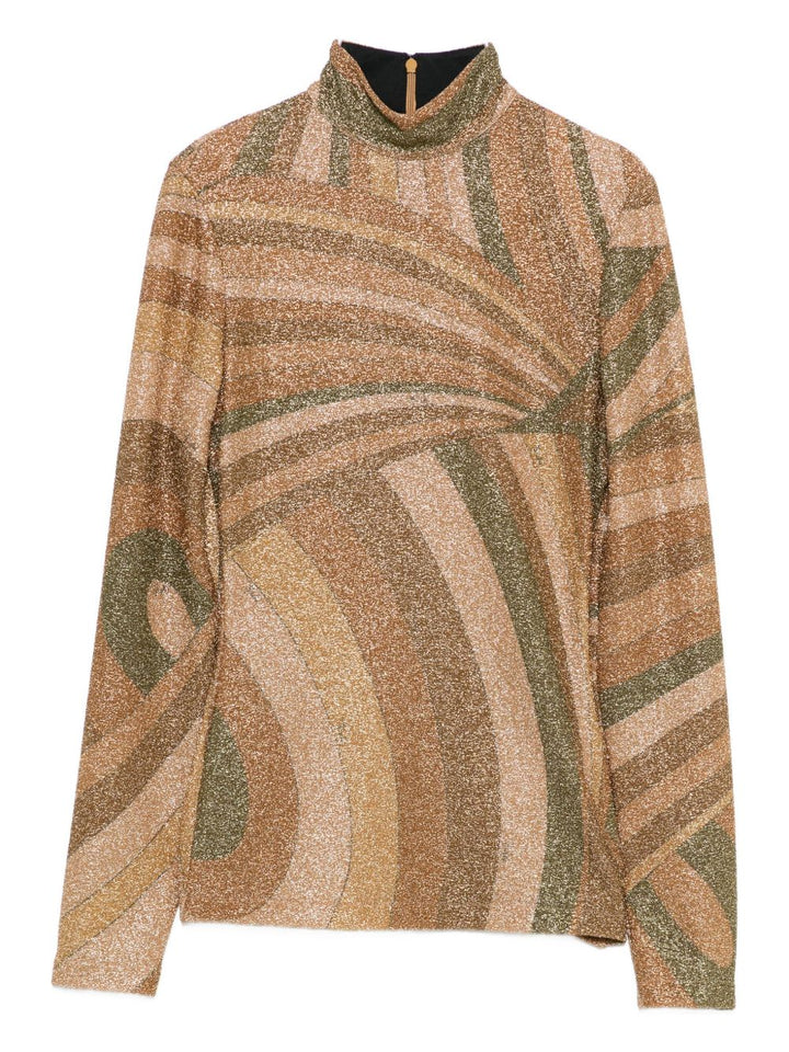 Pucci Top - Brown | 242a88cff0533fd1c5029dcef2f5f1dc1183f450