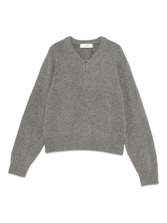 Wool V-Necked Sweater