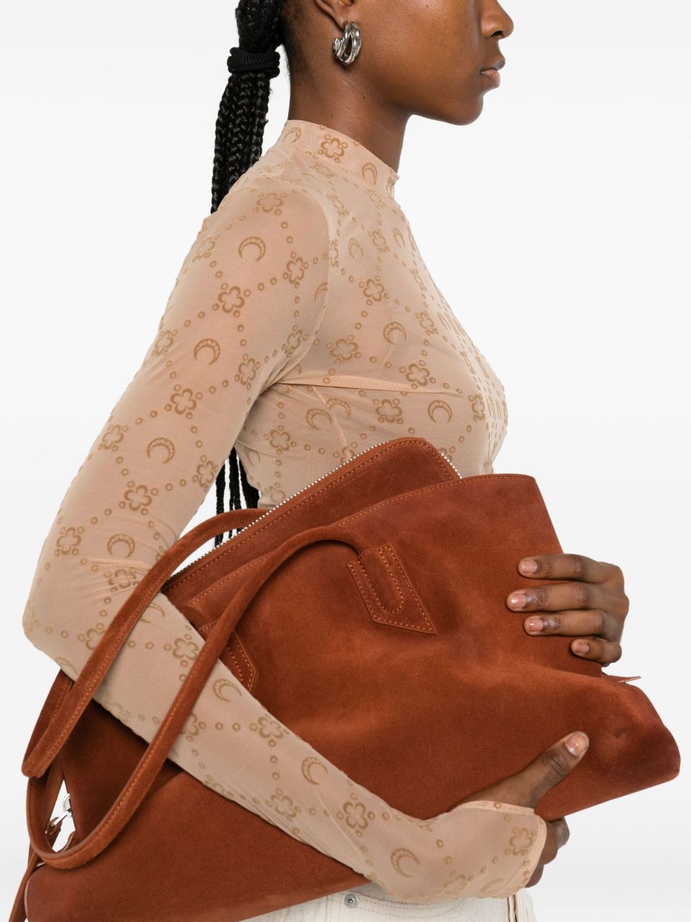 Marine Serre Top - Brown | 7027834c725825dfdec5e8c61e4c07ab8707f0e1