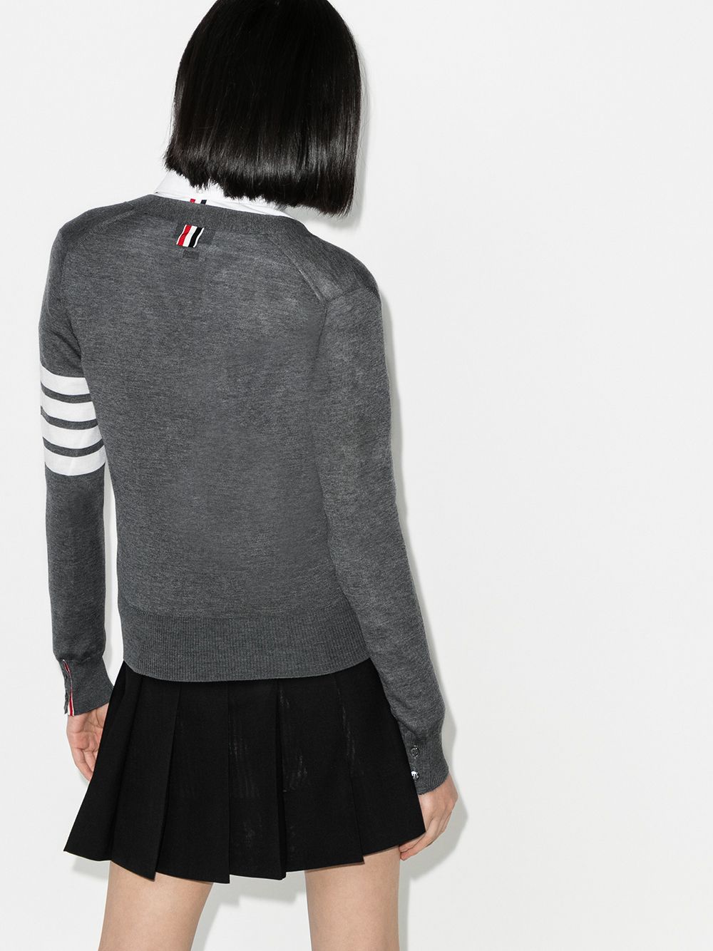 Thom Browne Sweaters - Blacks and greys | df5e56b9e56f446b72ae435f1586e3fee6725ace
