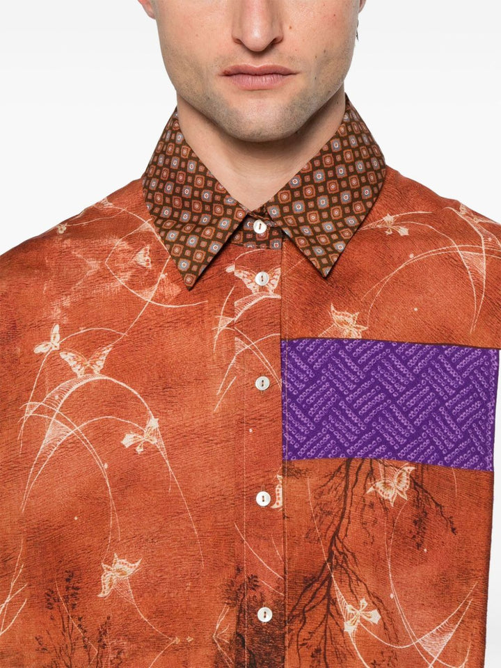 Pierre Louis Mascia Shirts - Brown | 24d1d37b94e14b8f10ed10acbfff92ccaa049fe9