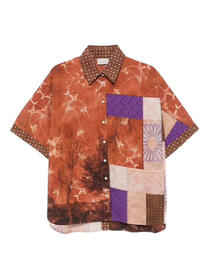 Pierre Louis Mascia Shirts - Brown | 8b1f4614ad199726d61ead85b9e13e278e584140