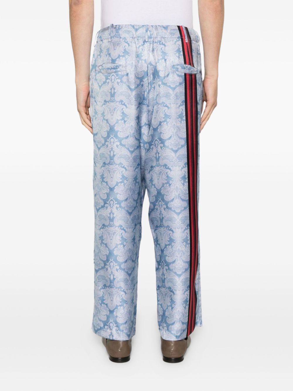 Pierre Louis Mascia Trousers - Blue and green | 05287ddd6c271e34e76fd63f36ffae4279dc1e07