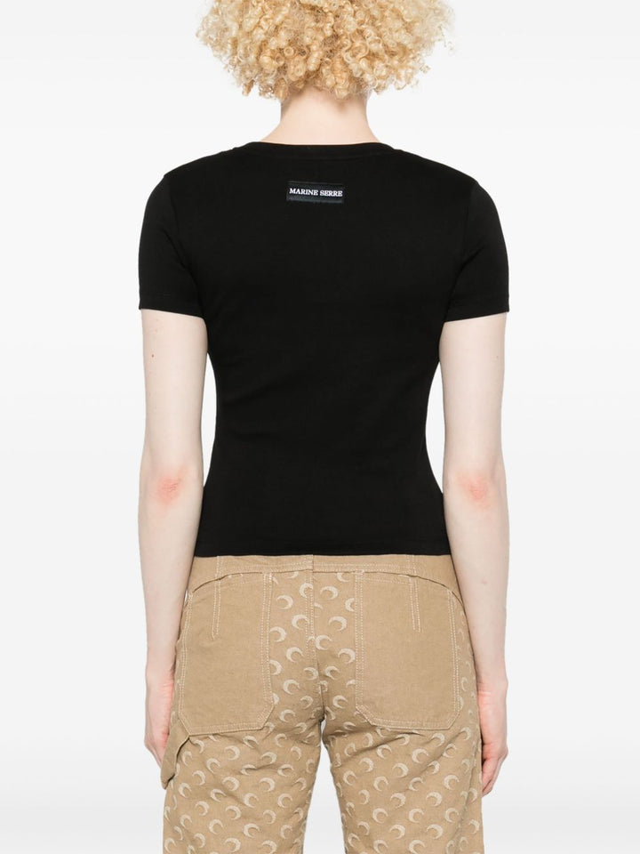 Marine Serre T-shirts and Polos - Blacks and greys | 45280f64238d97807ed97a5e5f850c74813e6d79