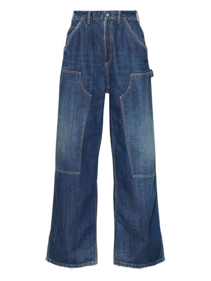 Maison Margiela Jeans - Blue and green | 84545add4da1fc836bc2b62234e8b1e73970cd5b