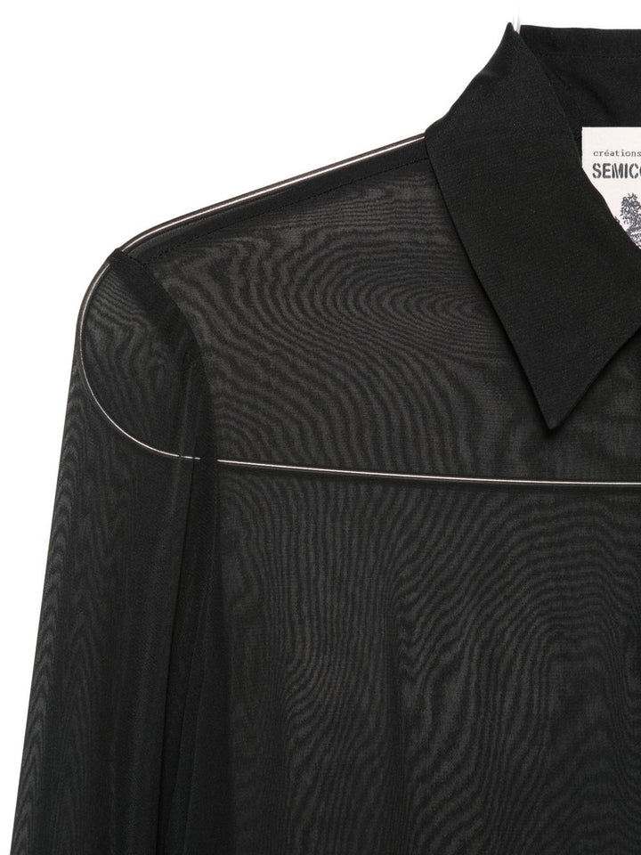 Semicouture Shirts - Blacks and greys | 3380d837040ddd3a943595058f91a9e63d14fac6