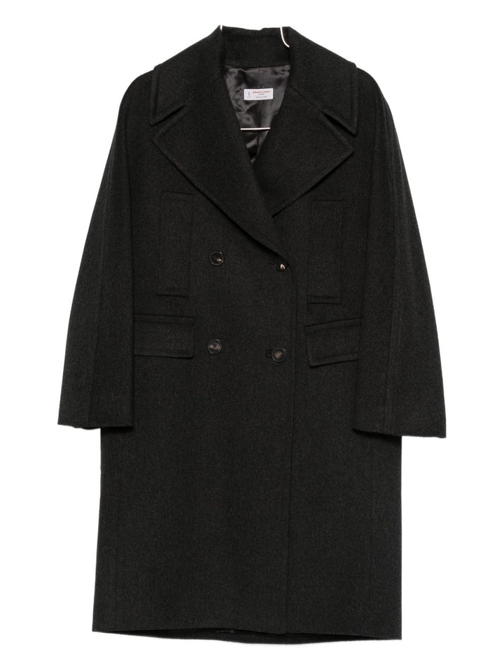 Alberto Biani Coats - Blacks and greys | 711e4d210dcd33a4974ba2f30f0e8a2ee1b272f3