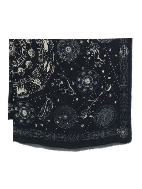 Astrology Print Stole