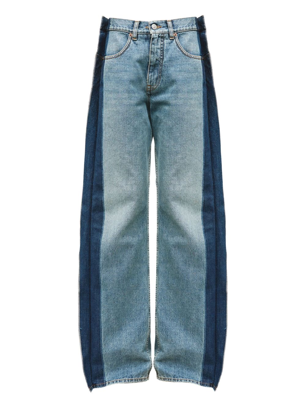 Mm6 Maison Margiela Jeans - Blue and green | af66a3146364f5193e9b7afa4a88e03f6f2f92e7