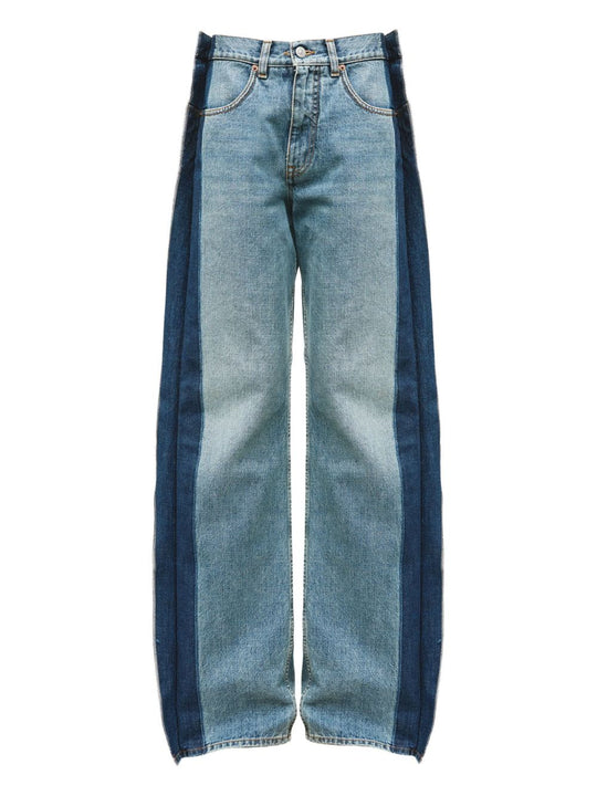 Tapered Denim Cotton Jeans