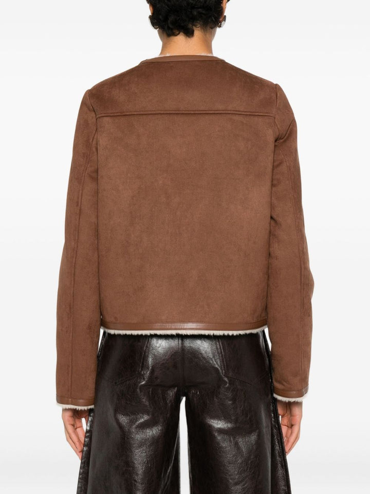 Semicouture Jackets - Brown | f755eb922ff4f59202440eb3affc19e5fc9f8ca3