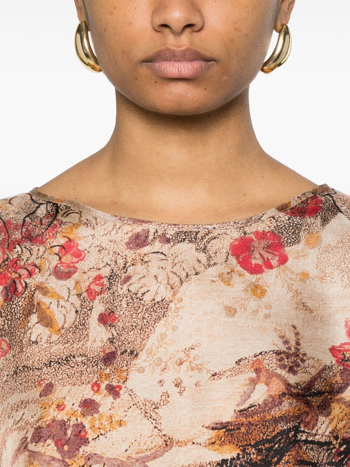 Pierre Louis Mascia Top - Brown | e350d336d6e6a79e0a39be69c2c8a5480e55654b