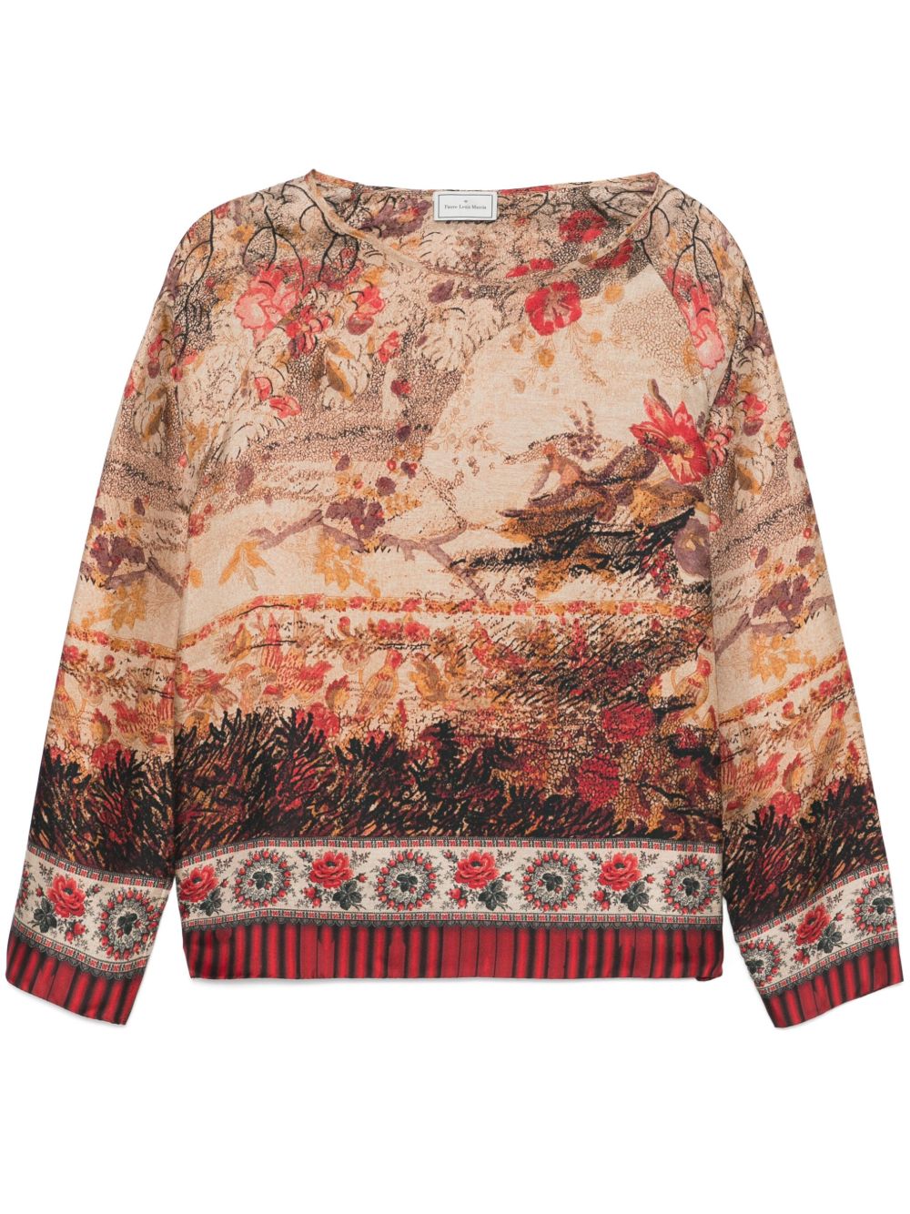 Pierre Louis Mascia Top - Brown | 83e475f91a1ff2fd369c53ae595e53753514e4e0