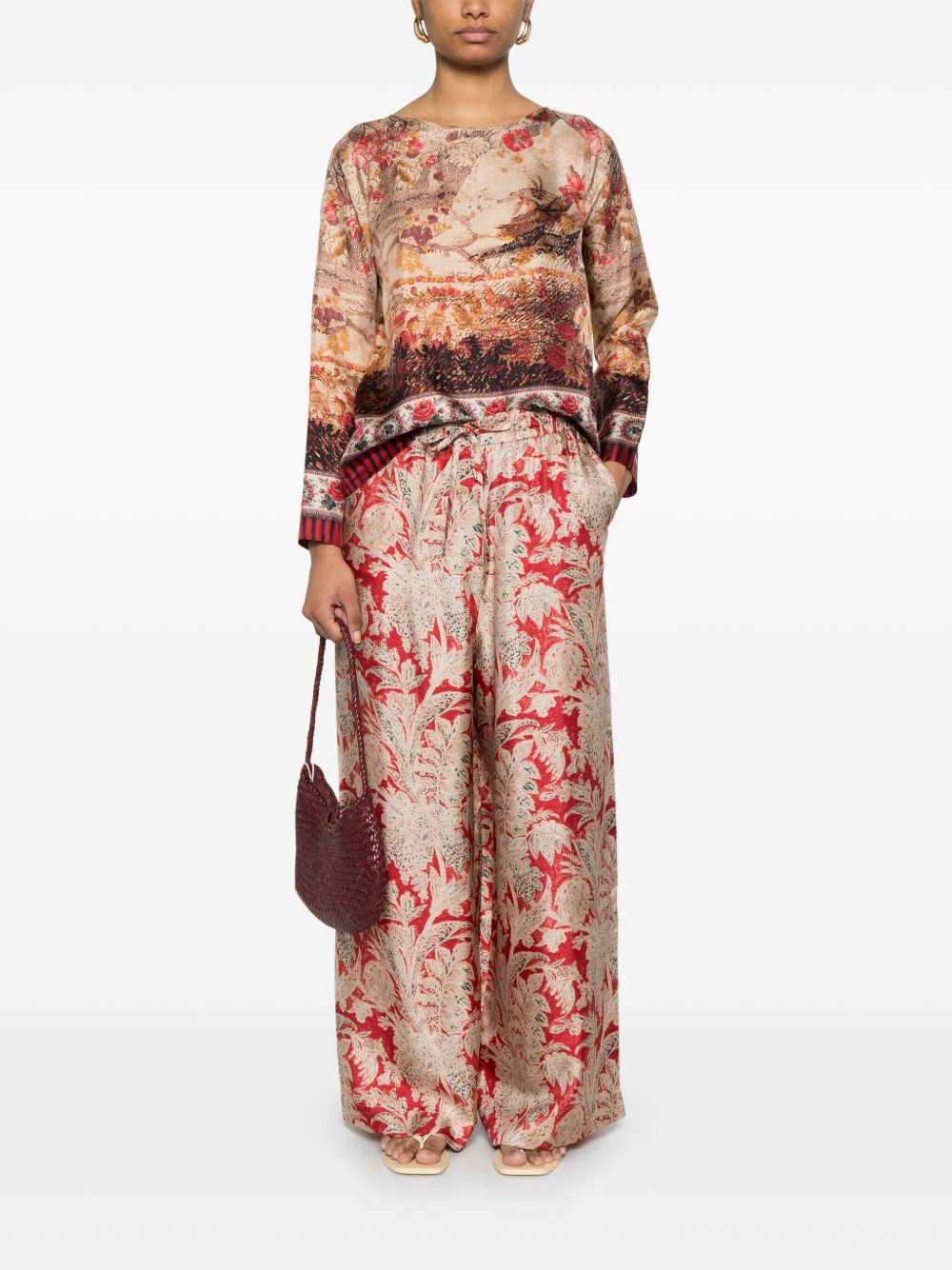 Pierre Louis Mascia Top - Brown | 4289097ddb81f8ebf7d88d83e343966fd1b7b0a2