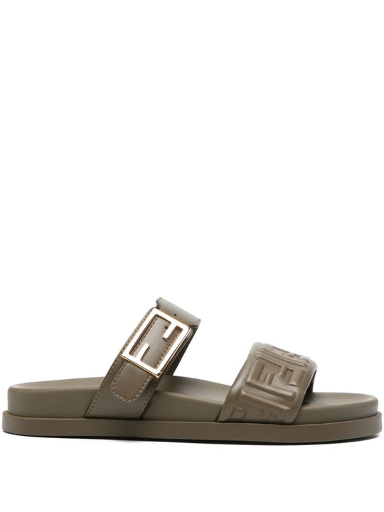 Fendi Feel Leather Sandals