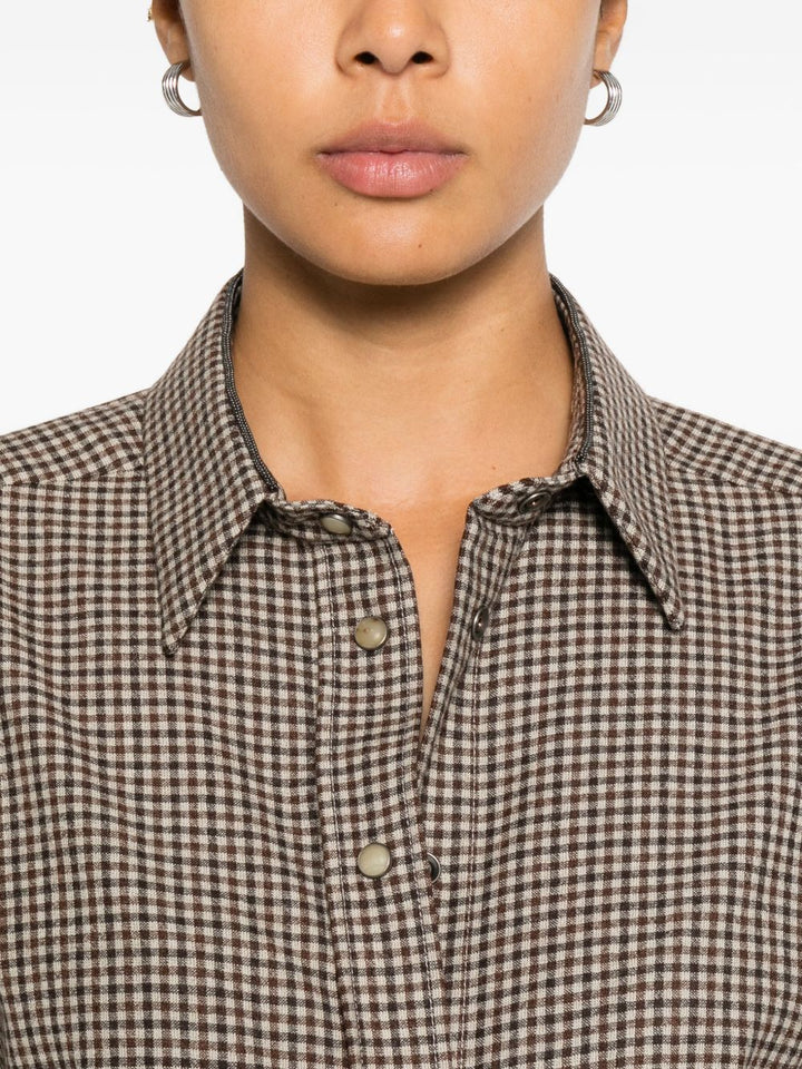 Brunello Cucinelli Shirts - Brown | 63ab8c44371d64da30e4b952008fd1845d51fc17