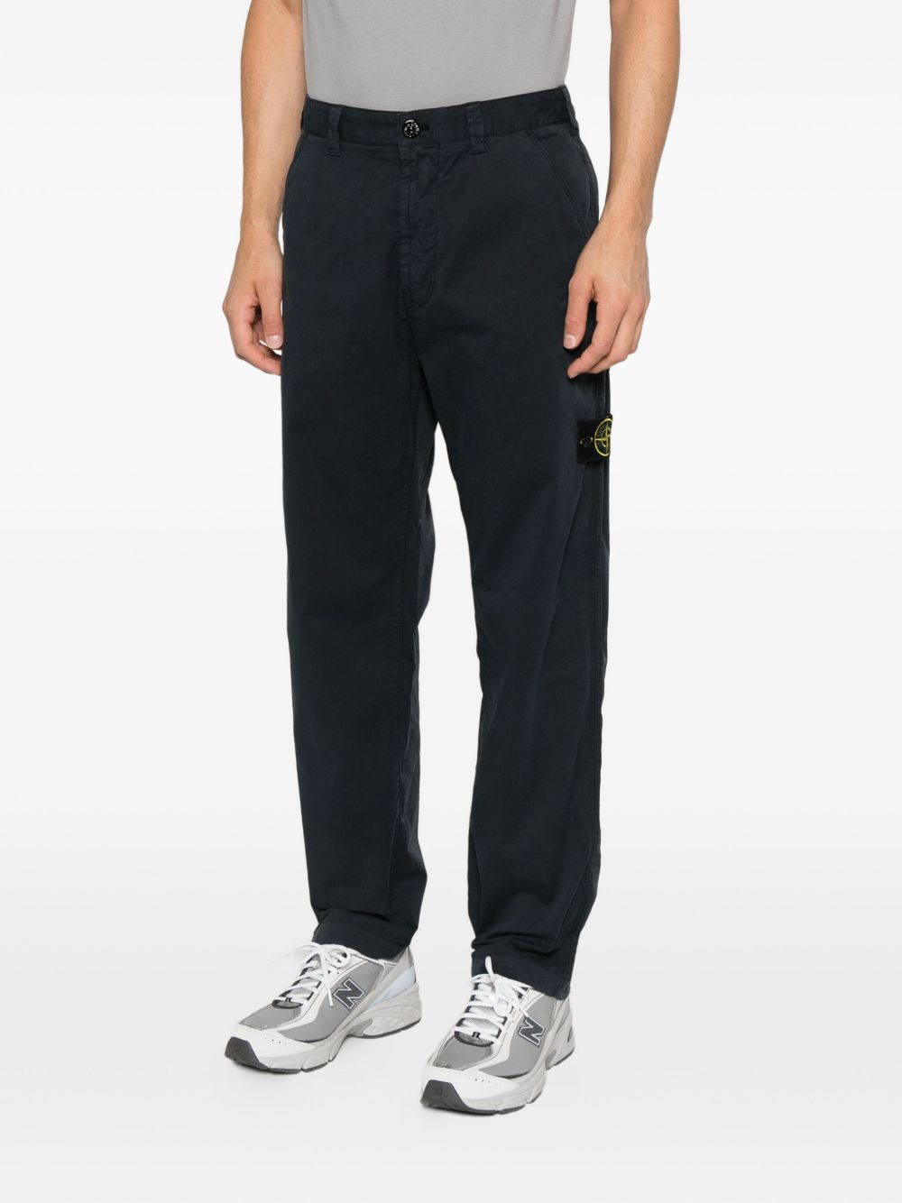 Stone Island Trousers - Blue and green | 02297f208ffb2ff25e336d6ac1a5c6cd4d29c069