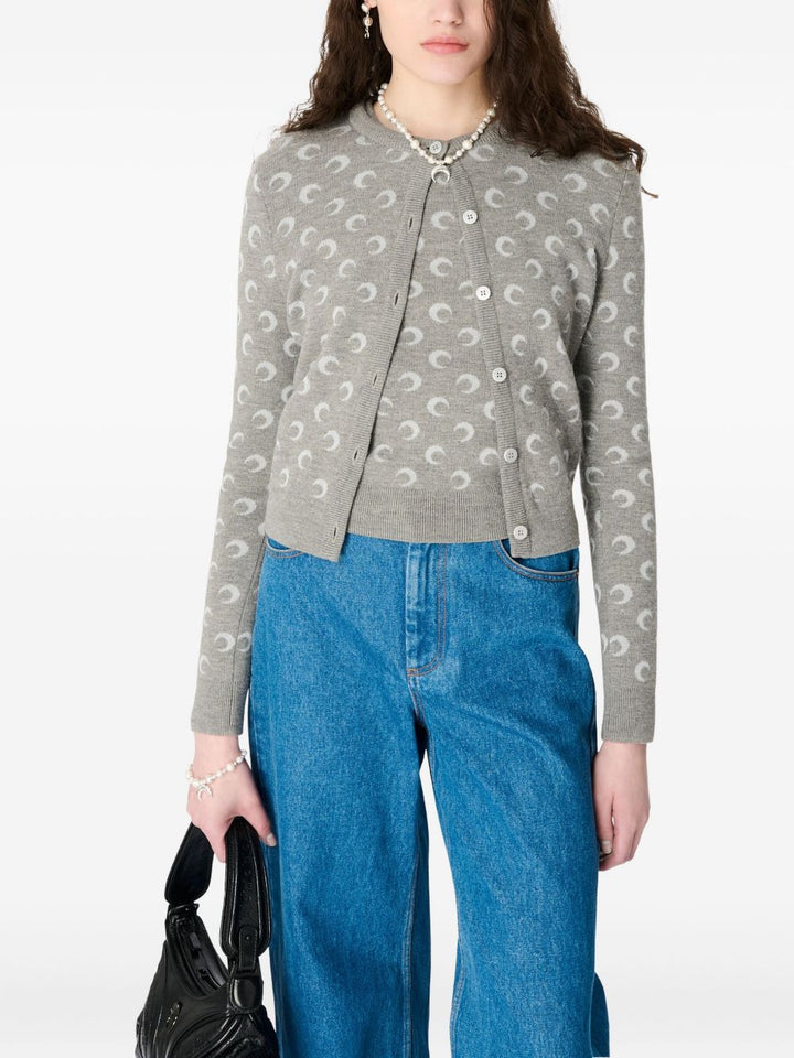 Marine Serre Sweaters - Blacks and greys | 1cb4fa5101a2269b2a97ef31908fb79e80249d9e