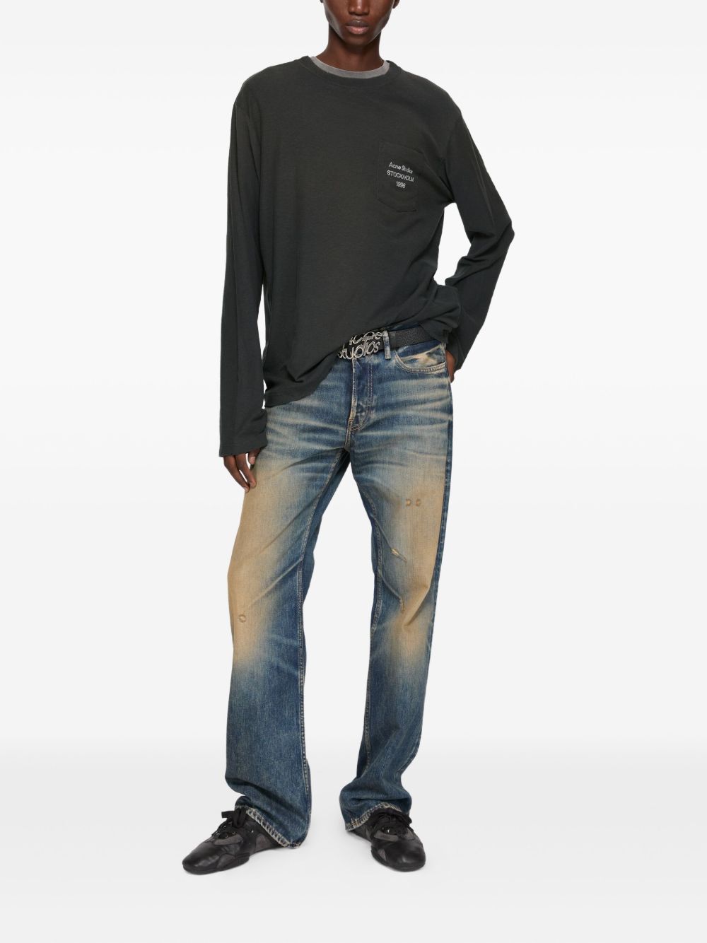 Acne Studios T-shirts and Polos - Blacks and greys | 35eaa28de2afd6672305326405cb35101492b24d