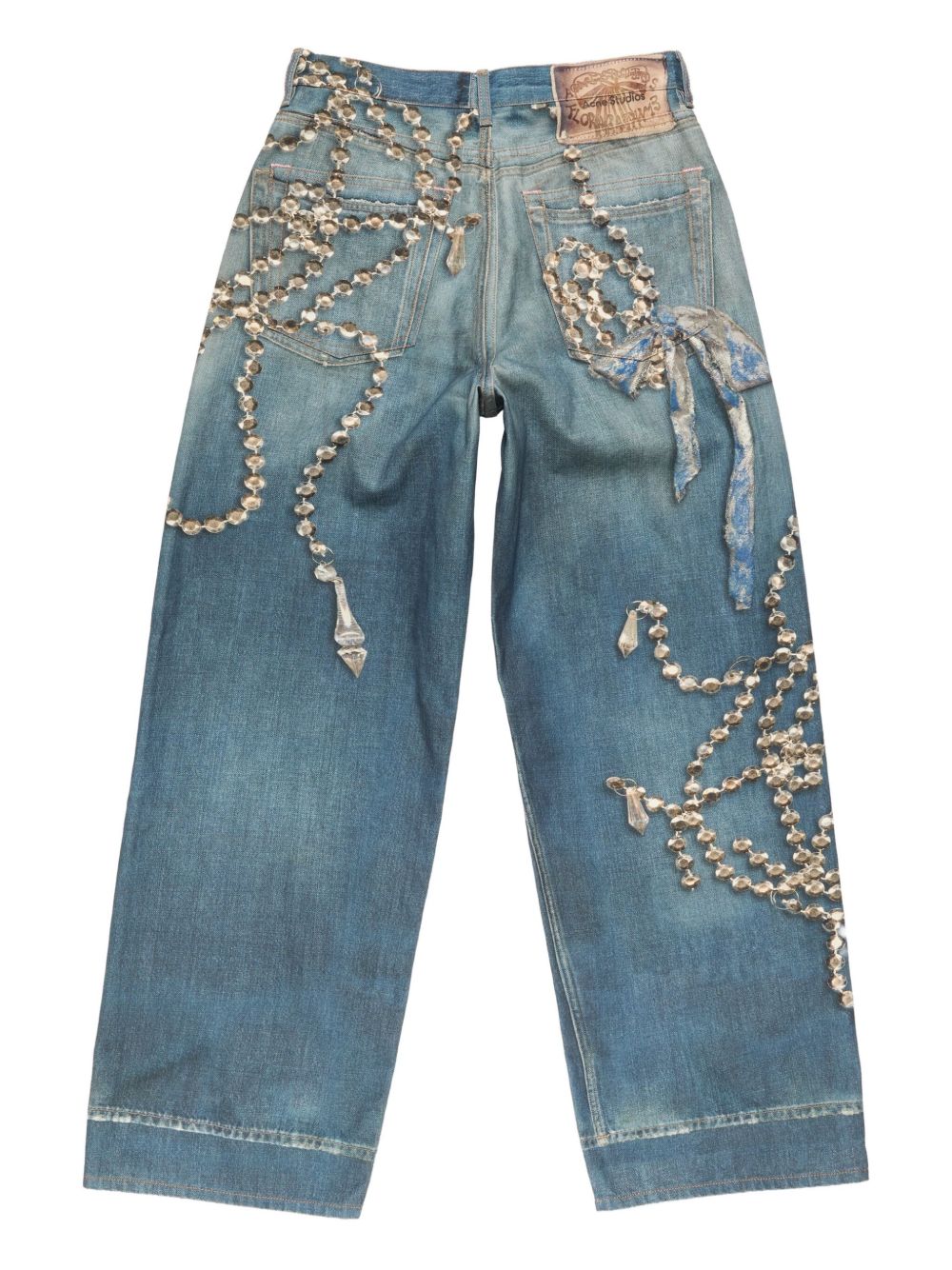 Acne Studios Jeans - Blue and green | 29d27c64bda60355b7d823db636766213b3cb29e